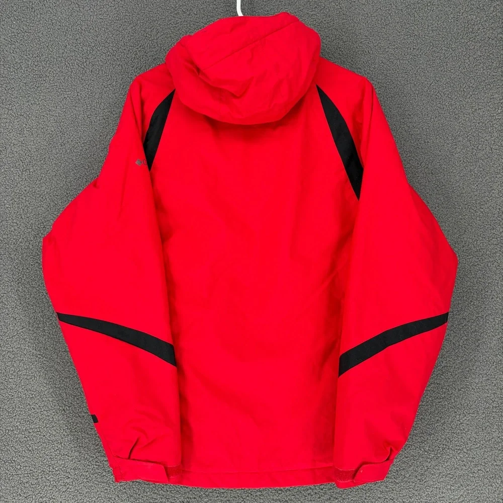 Columbia Titanium Omni-Heat Red Black Ski Jacket Youth XL 18/20 Waterproof